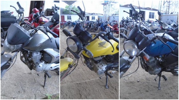 Leilão de motos em Muzambinho-MG